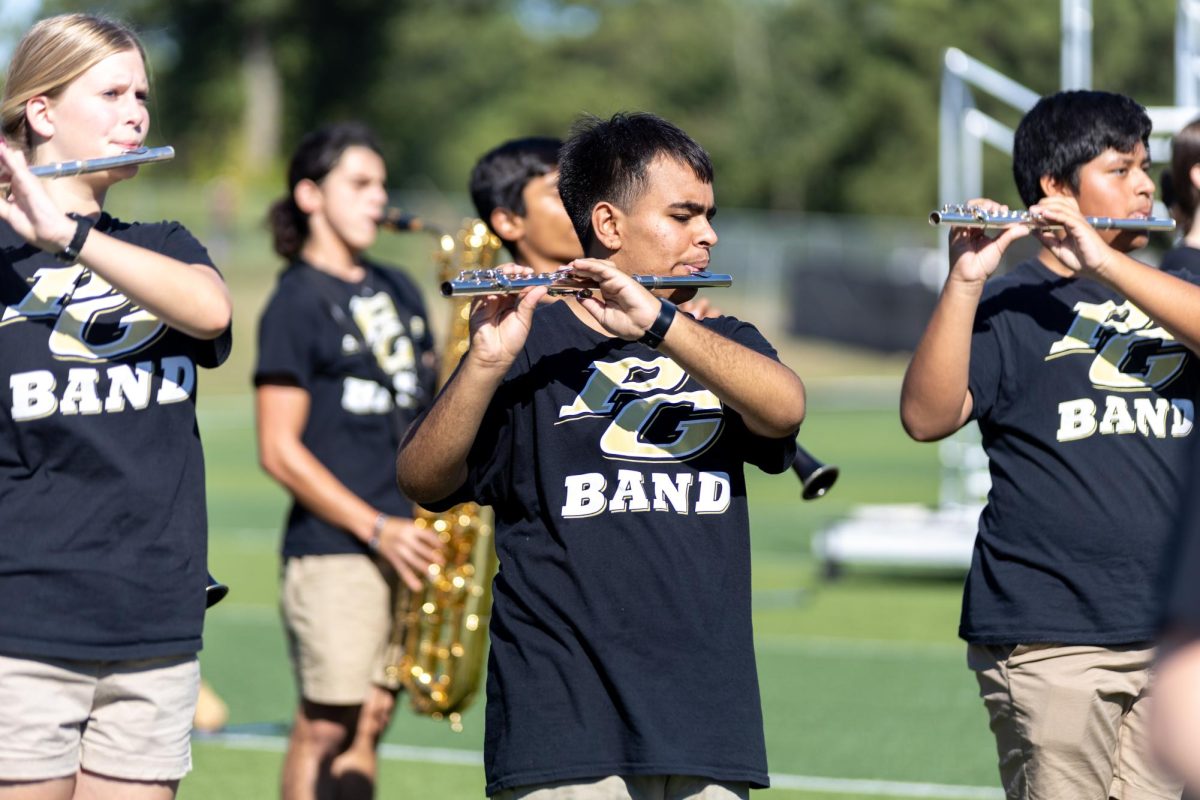 Band+prepares+for+UIL+Area+Marching+Contest